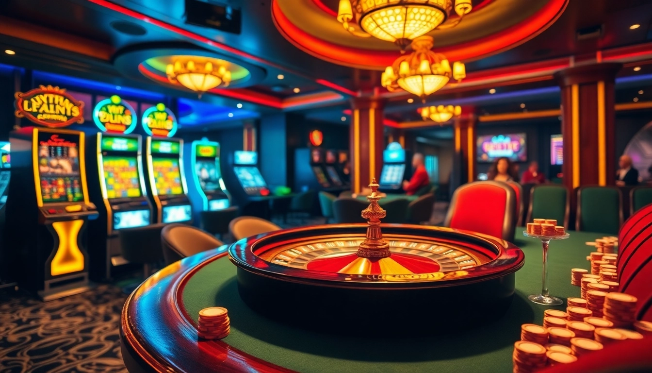 Players enjoying the excitement of gambling at topclub's luxurious casino scene.