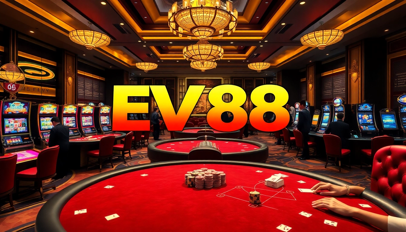 Experience the excitement of EV88 with dynamic casino games and vibrant player interactions.