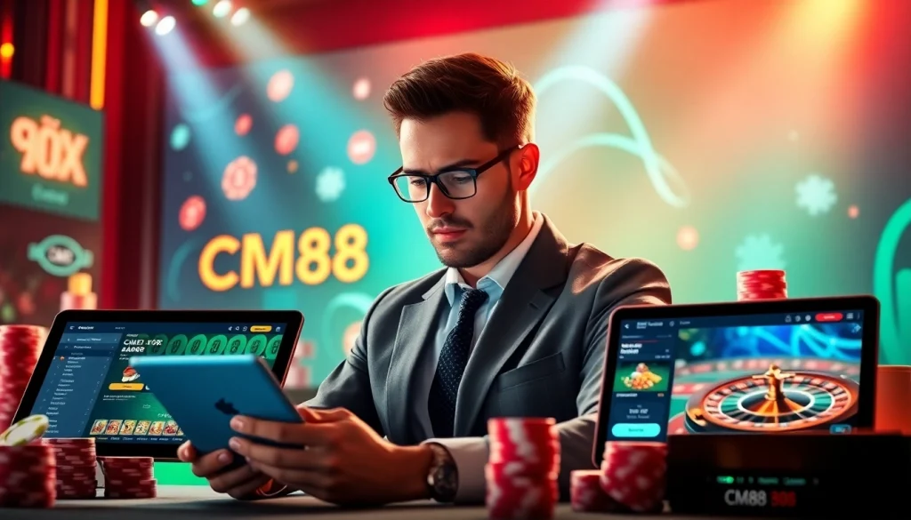 Experience the thrill of online gambling at CM88 with modern interfaces and vibrant action.